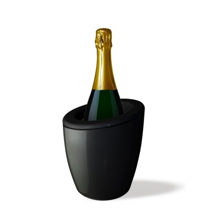 Demi Basic Seau à Champagne / Seau à Vin en Noir